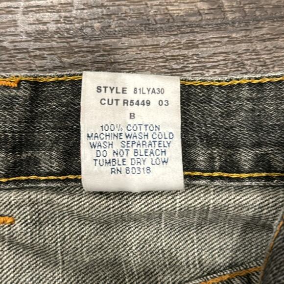 Lucky Brand Women's Dungarees by Gene Montesano Vintage Gray Wash Size 8 - Picture 7 of 8